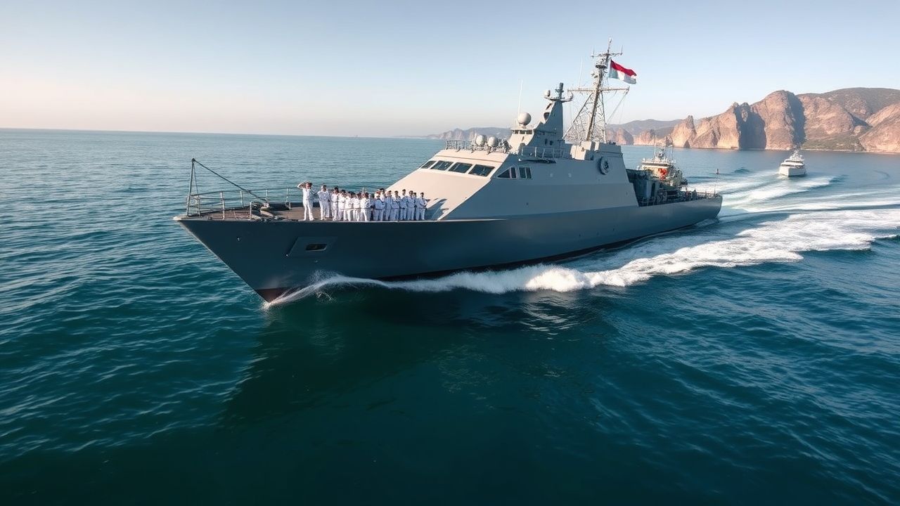 Endonezya'nın Yeni Savaş Gemisi İtalyan Sularında İlk Testini Geçti