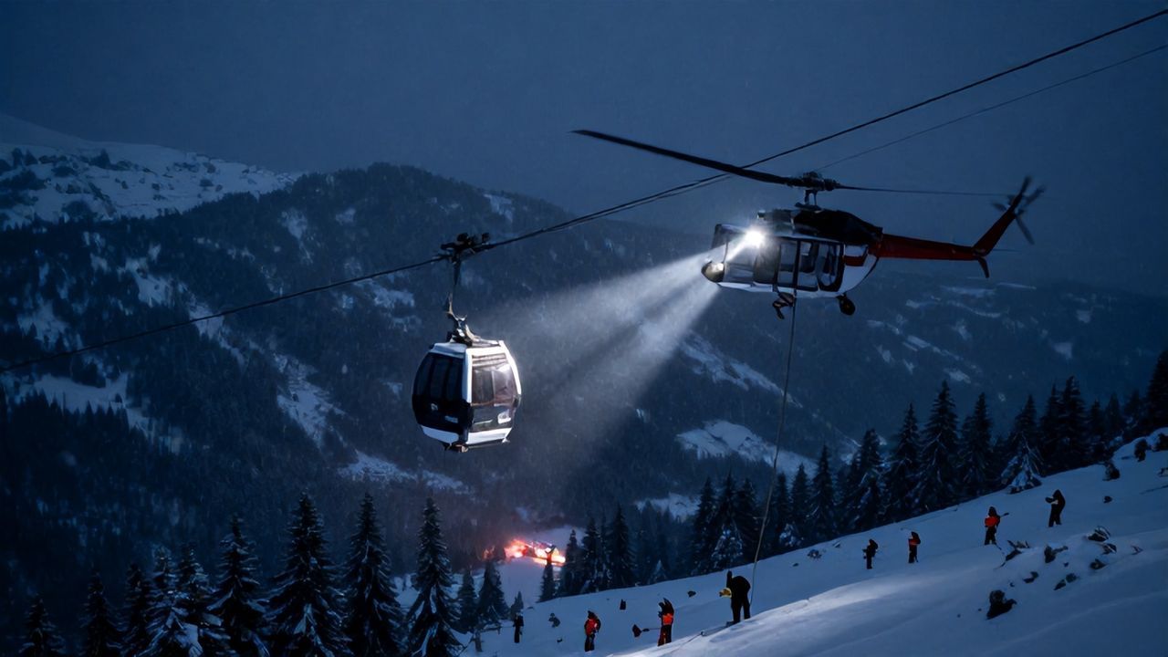 Uludağ'da Telesiyej Kabusu: Mahsur Kalanlar İçin Dev Kurtarma Operasyonu
