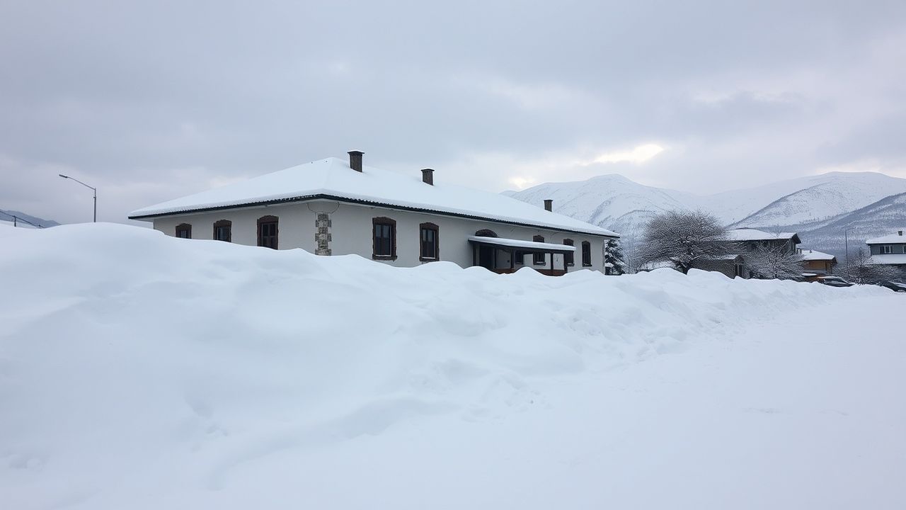 Yoğun Kar Yağışı Eğitime Engel Oldu: Bayburt ve Niğde'de Okullar Tatil