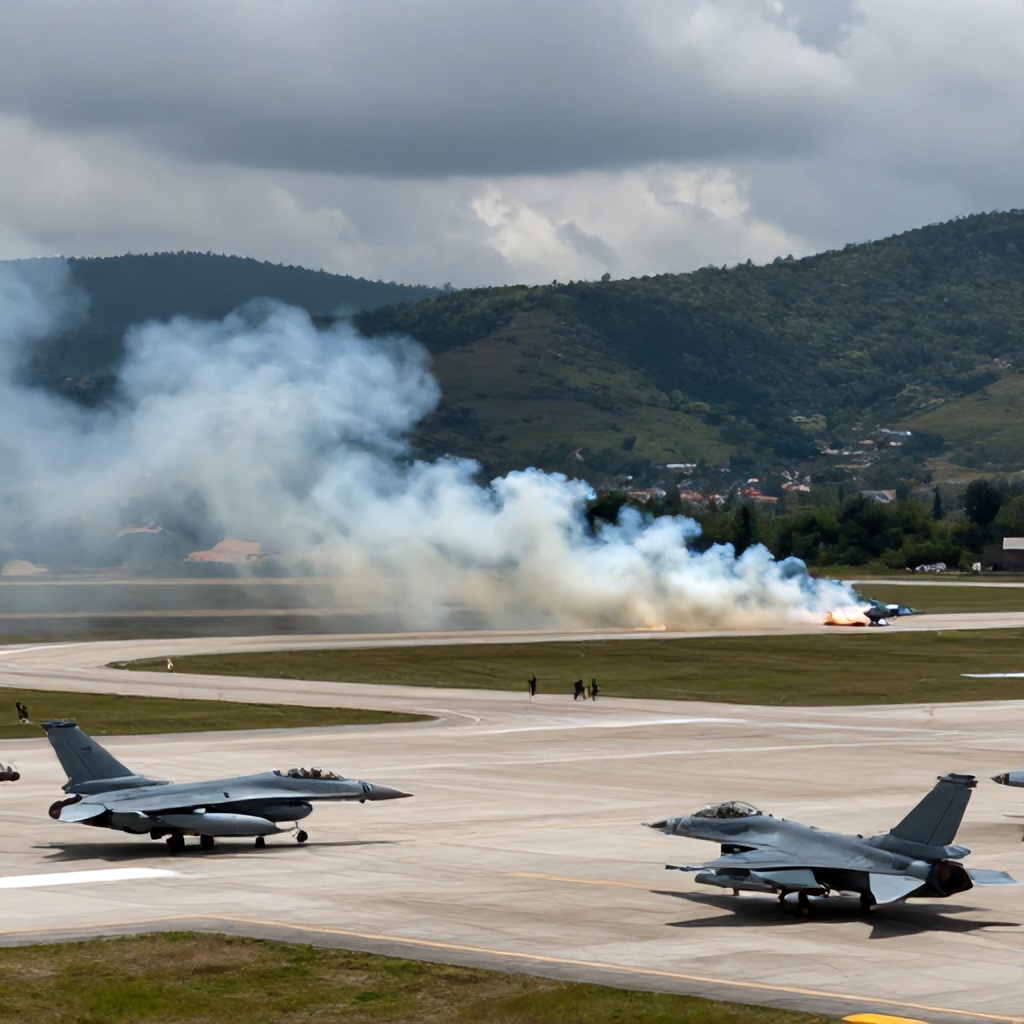 Yalova'da Eğitim Eğitim Sırasında F-16 Uçağı Kaza Yapdı