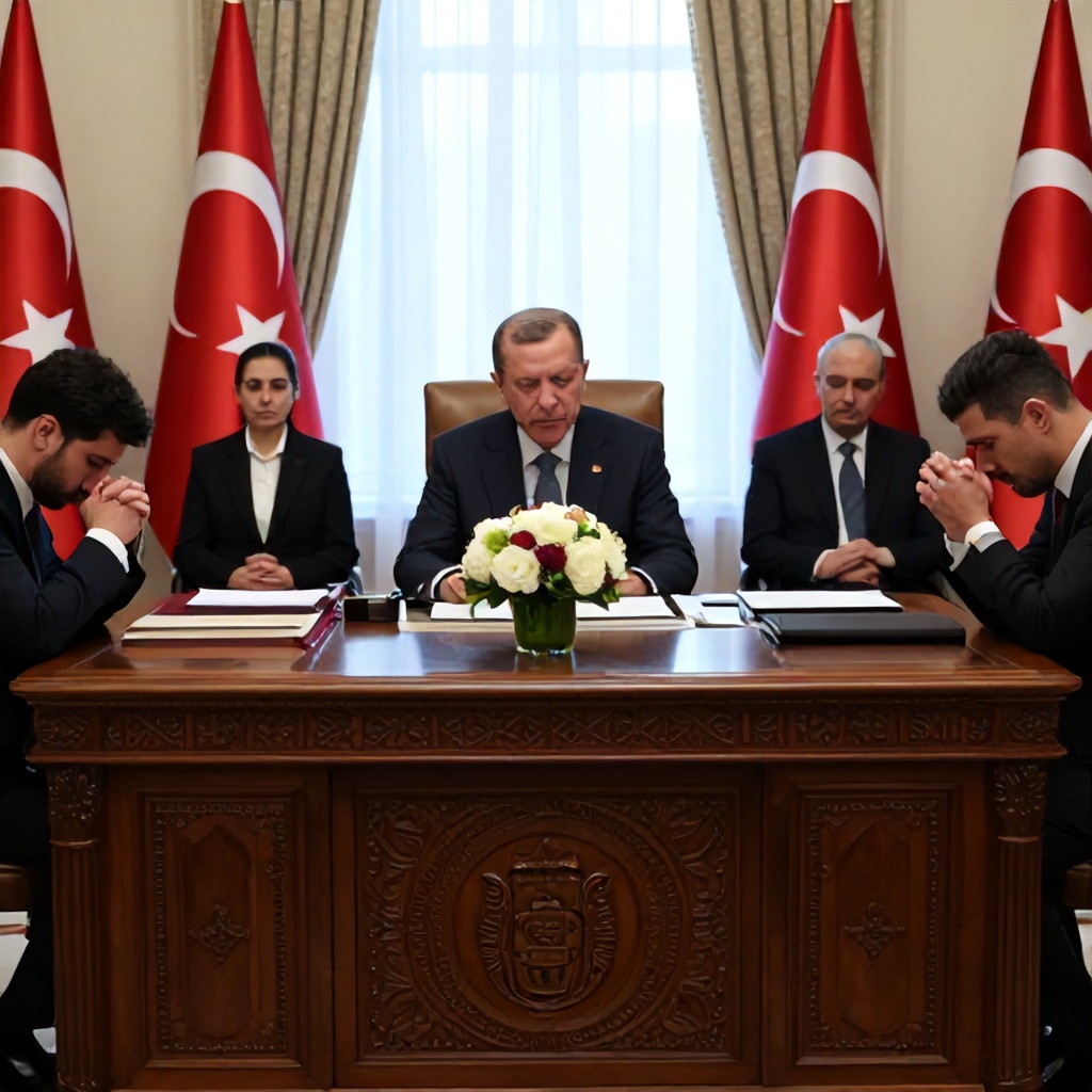 Cumhurbaşkanı Erdoğan, Okul Saldırısında Ölen Öğrencilerin Velilerini Kabul Etti