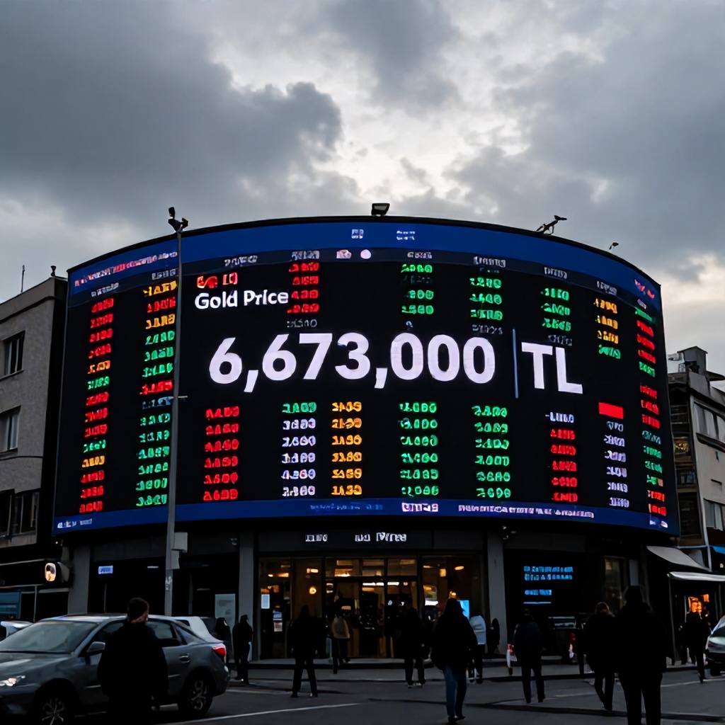 Altın Fiyatı Kilogram başına 6 Milyon 673 Bin Lira Oldu