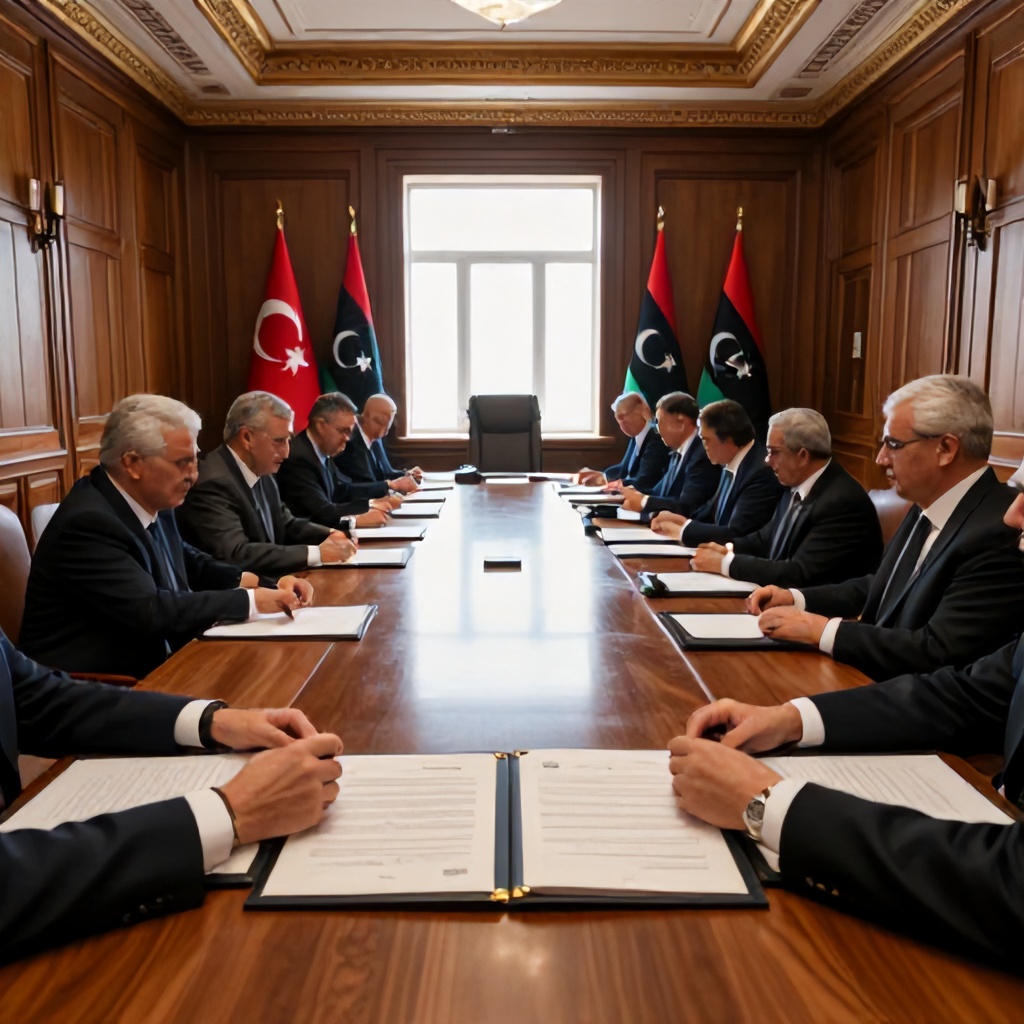 Türkiye ve Libya Çalışma ve İstihdam Alanında İş Birliği Mutabakatını Imzaladı
