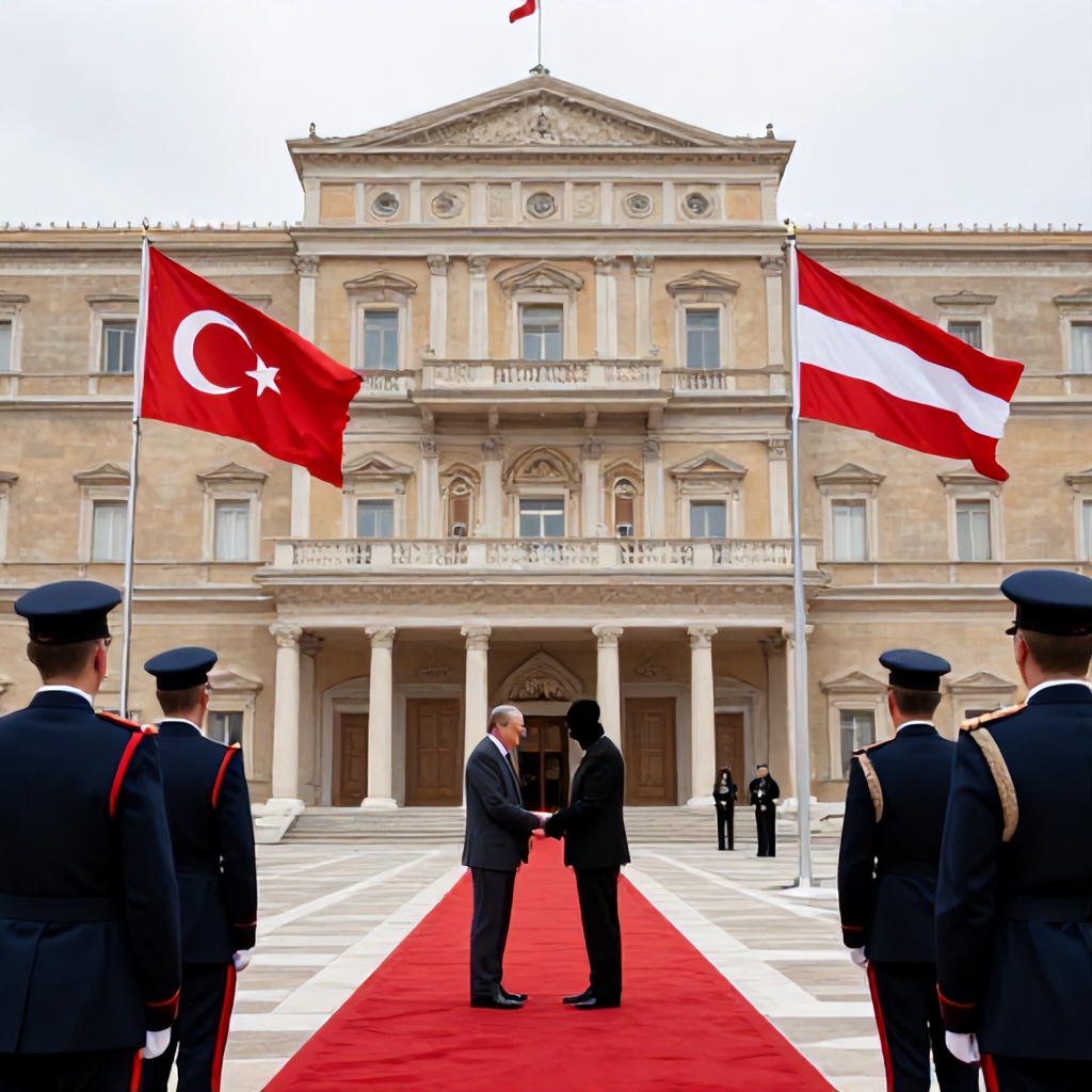 Cumhurbaşkanı Erdoğan, Avusturya Başbakanını törenle karşıladı