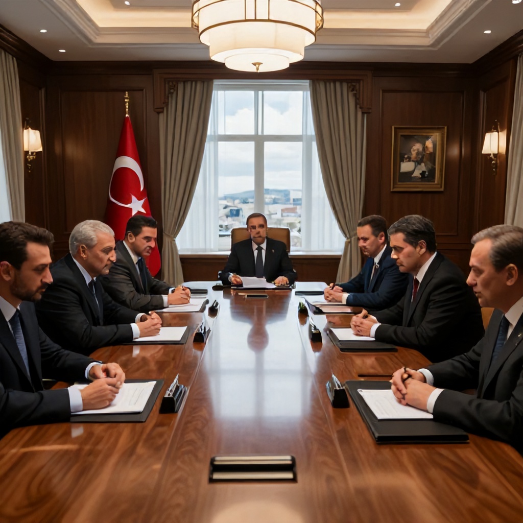 İçişleri Bakanlığında Kaçağırlık ve Organize Suçlarla Mücadele Konulu Güvenlik Toplantısı