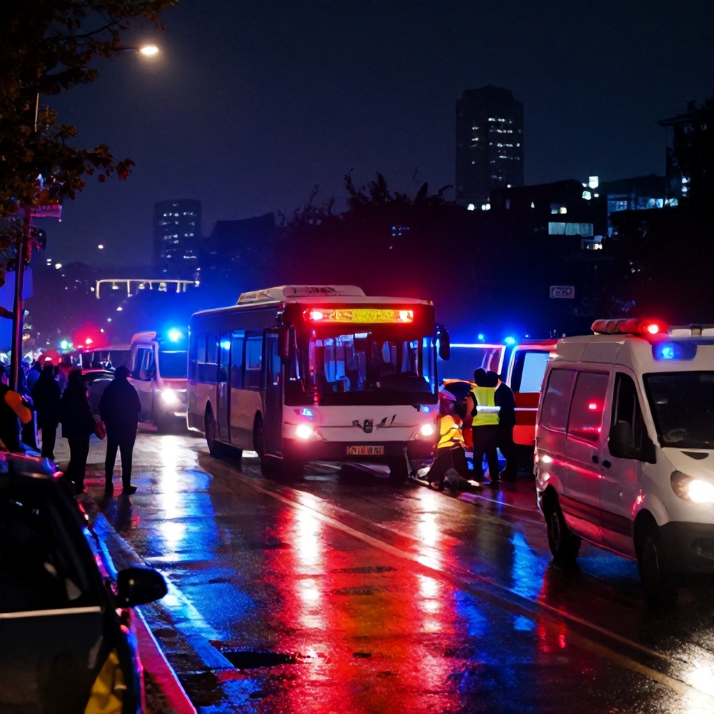 Başakşehir'de İETT Otobüsü Kazası Sonucu 4 Kişi Yaralandı