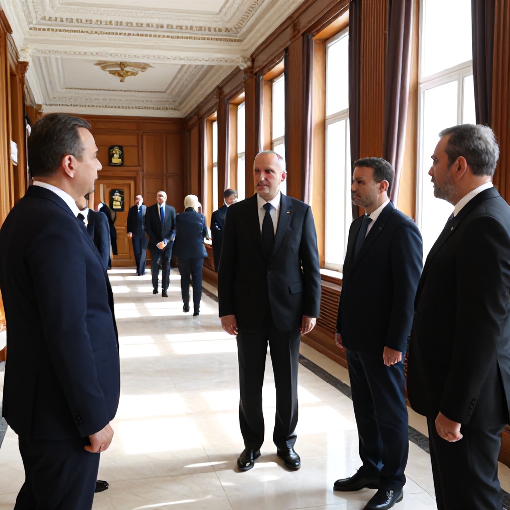 AK Parti heyeti CHP Grubu'nu ziyaret etti