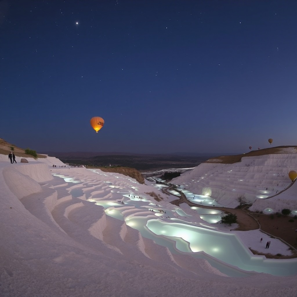 Pamukkale'de Balon Turları ve Gece Müzeciliği Turistleri Çekiyor - 1 Milyon Ziyaretçi Sayısının Ardında