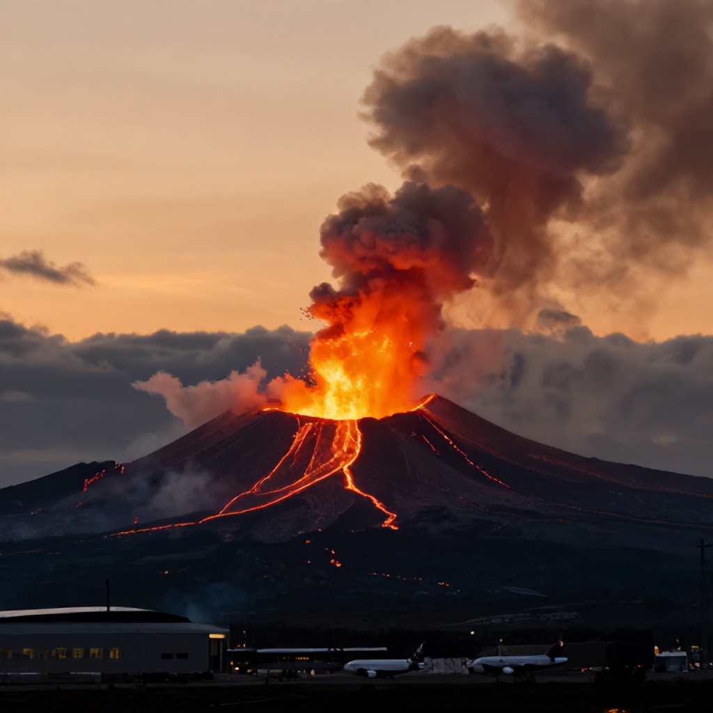 Etna Yanardağı'nın patlaması İtalya uçuşlarını askıya aldı