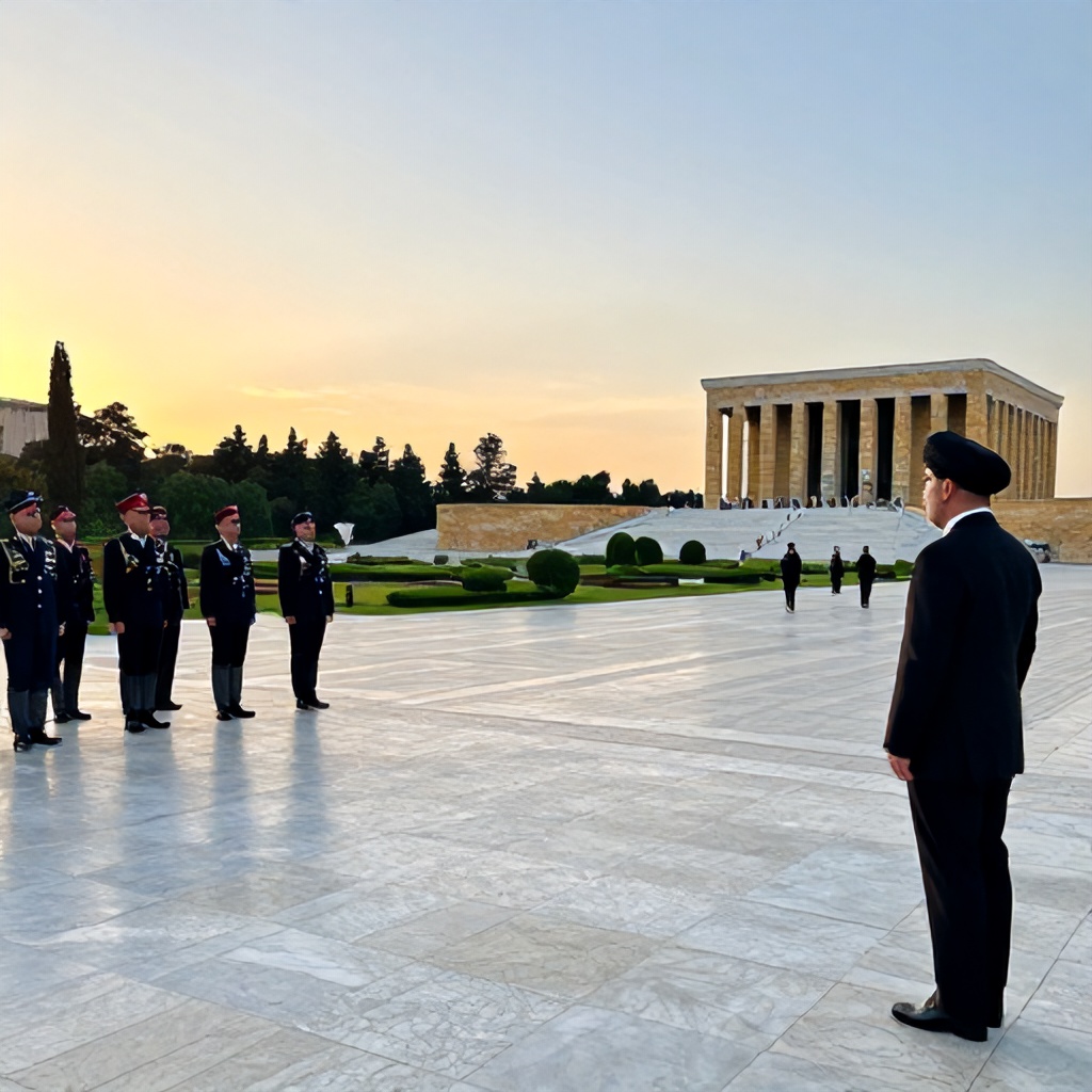 Cumhurbaşkanı Erdoğan, Yüksek Askeri Şura Üyeleriyle Atatürk'ü Anma Törenine Katıldı