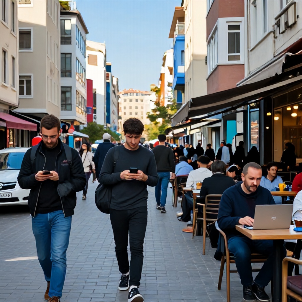 Türkiye'de 92,3'lük Oranla 16-74 Yaş Grubu İnternet Kullanıyor