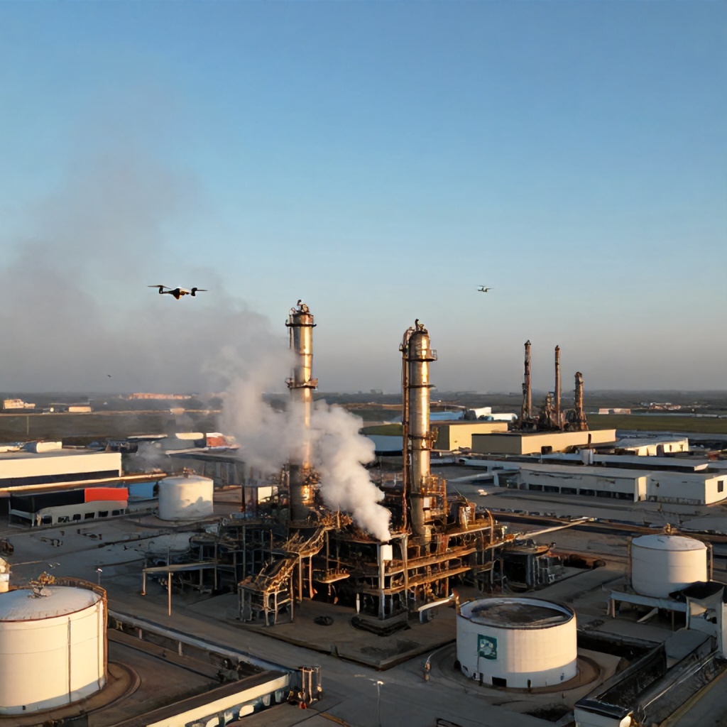 Husiler, Suudi Aramco Rafinerisini İHA'yla Hedef Aldı