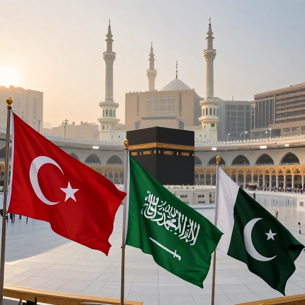 Türkiye, Suudi Arabistan ve Pakistan Mekke Ortak Savunma Anlaşması'nı Imzaladı