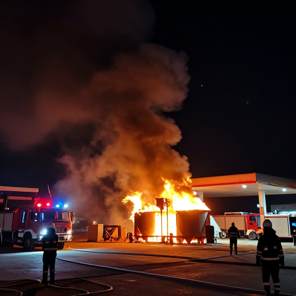 Manisa'da Oksijen Dolum Tesisinde Yangın: 2 Kişinin Ölümü ve 2 Kişinin Yarası
