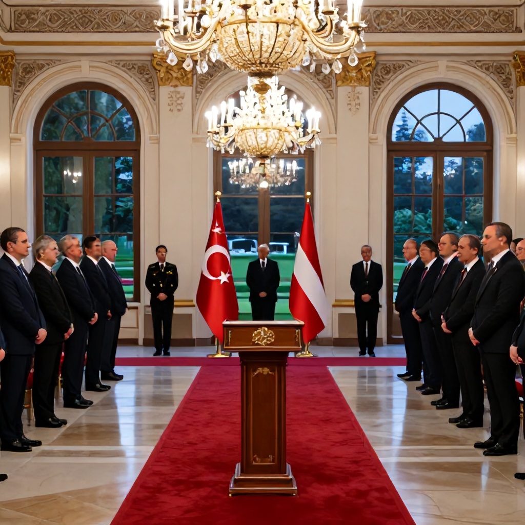 Cumhurbaşkanı Erdoğan, Avusturya Başbakanı Stocker'i resmi törenle karşıladı