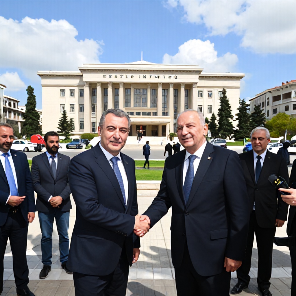 İçişleri Bakanı Çiftçi ile Çalışma ve Sosyal Güvenlik Bakanı İŞıkhan Görüşme Gerçekleştirdi