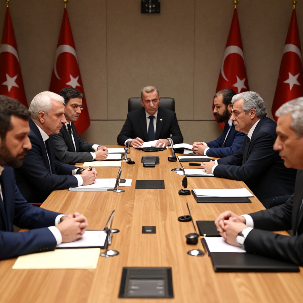 AK Parti heyeti diğer parlamento gruplarıyla görüştü