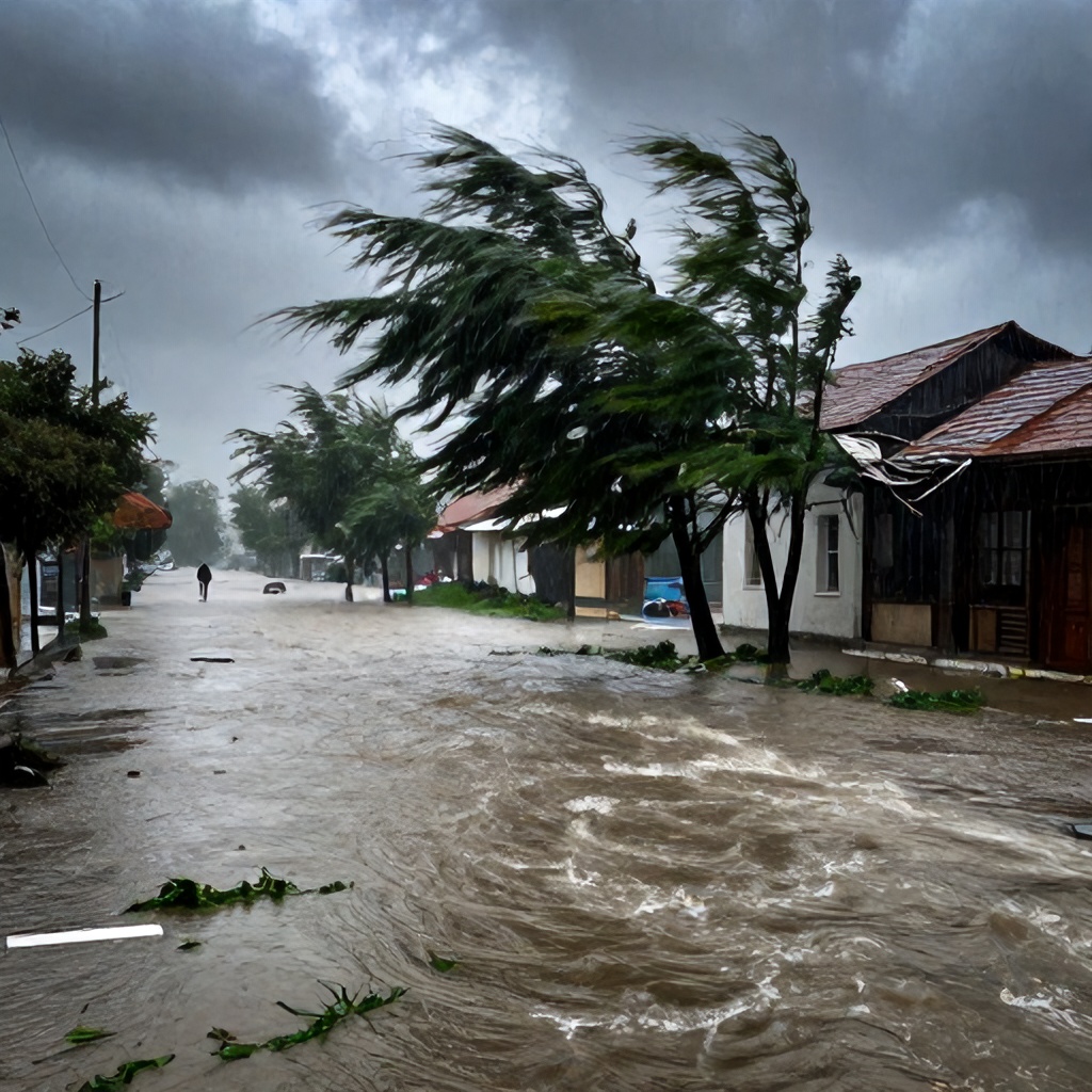 Adana'da Sağanak ve Şiddetli Rüzgar Zamanında Su Birikintisi ve Çatı Uçma Olayları