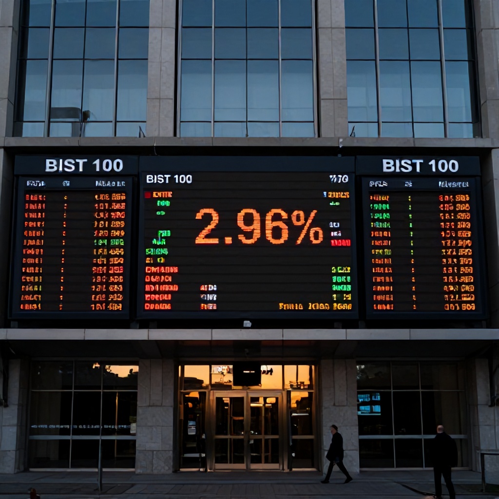 Döviz Açılışta BIST 100 Endeksi Günün %2,96 Artışlıyla Bitirdi