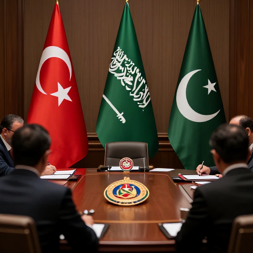Türkiye, Suudi Arabistan ve Pakistan Üçlü Savunma Anlaşması Imzaladı